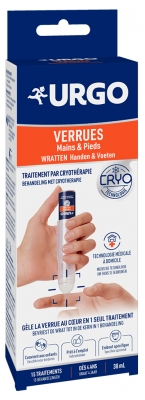 Urgo Verrues Mains & Pieds - Traitement Par Cryothérapie 38 ml