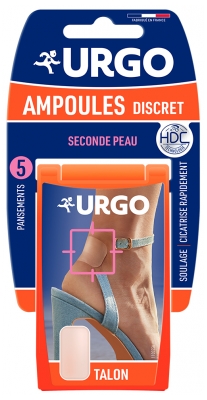 Urgo Ampoules Discret Seconde Peau 5 Pansements