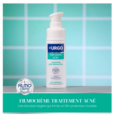 Urgo Traitement Acné Concentré Sébo-Régulateur Visage 30 ml
