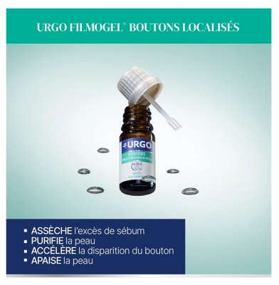 Urgo Boutons Filmogel Boutons Localisés Peaux à Tendance Acnéique 3,25 ml