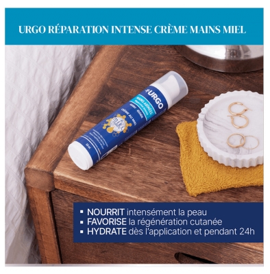 Urgo Crème au Miel Réparation Intense Mains Abîmées 50 ml