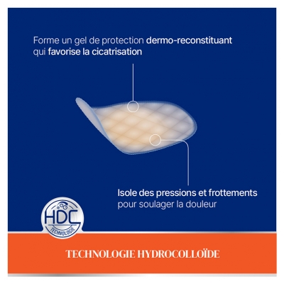 Urgo Ampoules Extrême 5 Pansements 6,8 x 4,2 cm