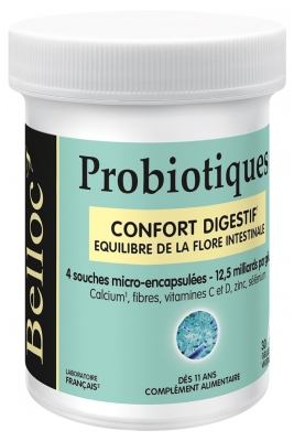 Belloc Probiotiques - Confort Digestif - Équilibre de la Flore Intestinale
