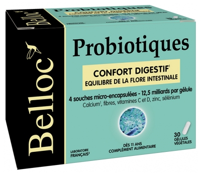 Belloc Probiotiques - Confort Digestif - Équilibre de la Flore Intestinale