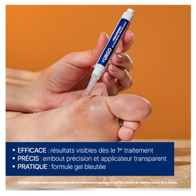 Urgo Verrues Résistantes pour Mains et Pieds Stylo