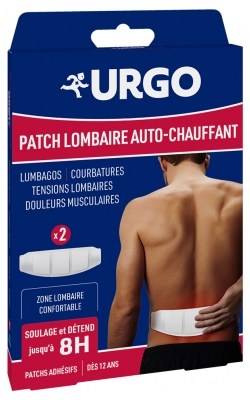 Urgo Patch Lombaire Auto-Chauffant 8H 2 Unités