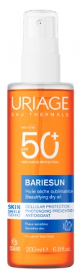 Uriage Bariésun Huile Sèche Sublimatrice Peaux Sensibles SPF50+ 200 ml