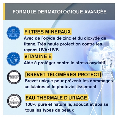 Uriage Bariésun Crème Minérale Très Haute Protection Peaux Intolérantes SPF50+ 100 ml