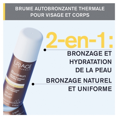 Uriage Bariésun Brume Thermale Autobronzant Peaux Sensibles 100 ml