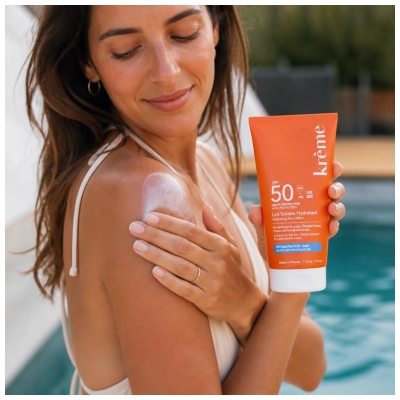 Krème Lait Solaire Hydratant Peaux Sèches et Sensibles SPF50 175 ml
