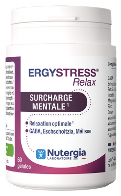 Nutergia Ergystress Relax Surcharge Mentale 60 Gélules