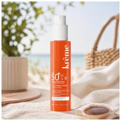 Krème Spray Solaire Invisible Peaux Très Sensibles SPF50+ 150 ml