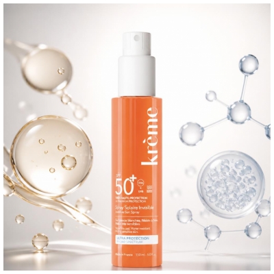 Krème Spray Solaire Invisible Peaux Très Sensibles SPF50+ 150 ml