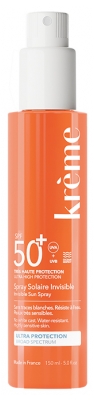Krème Spray Solaire Invisible Peaux Très Sensibles SPF50+ 150 ml