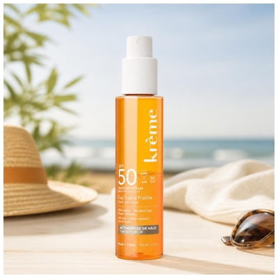 Krème Eau Solaire Fraîche Peaux Sensibles SPF50 150 ml