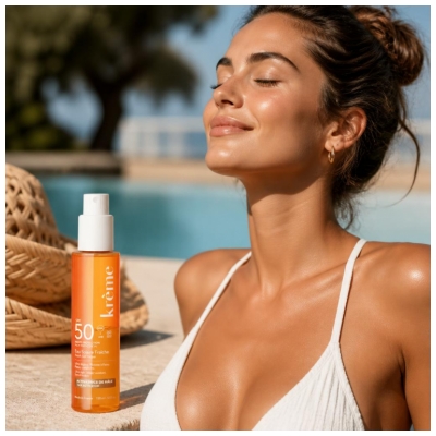 Krème Eau Solaire Fraîche Peaux Sensibles SPF50 150 ml