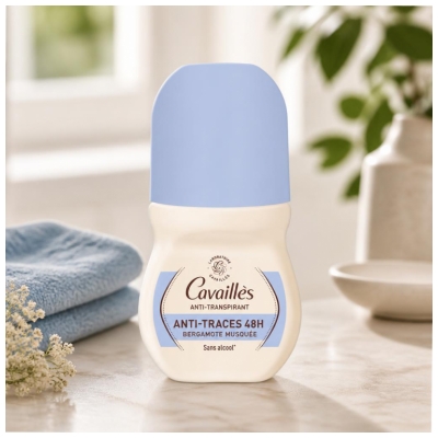 Cavaillès Anti-Traces 48H Anti-Transpirant Roll-On 50 ml