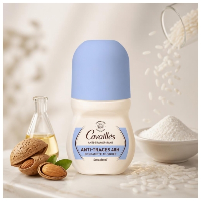 Cavaillès Anti-Traces 48H Anti-Transpirant Roll-On 50 ml