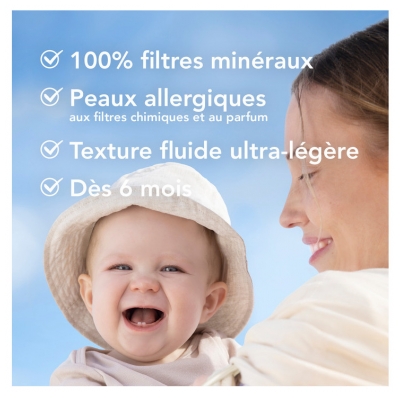Bioderma Photoderm Mineral Fluide SPF50+ Peaux Allergiques aux Filtres Chimiques 75 g