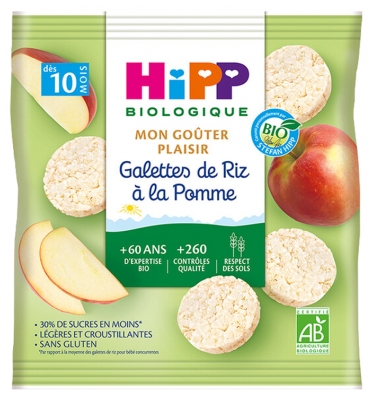 Hipp Galettes de Riz à la Pomme Sachet 30 g Dès 10 Mois