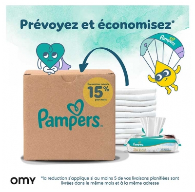 Pampers Harmonie T3 Maxi Pack 96 Couches 13 kg et +