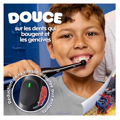 Oral-B iO Kids Marvel Spiderman Brosse À Dents Rechargeable Électrique 6 Ans et +
