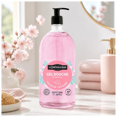 Le Comptoir du Bain Gel Douche Fleur de Cerisier 1 L