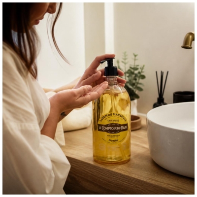 Le Comptoir du Bain Savon de Marseille au Monoï 1 Litre