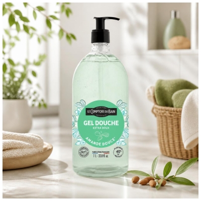 Le Comptoir du Bain Gel Douche Amande Douce 1 L