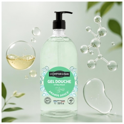 Le Comptoir du Bain Gel Douche Amande Douce 1 L