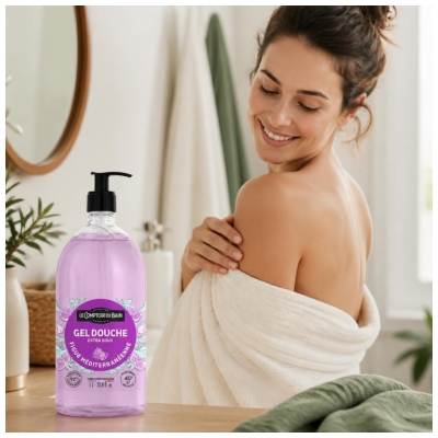 Le Comptoir du Bain Gel Douche Figue Méditerranéenne 1 L