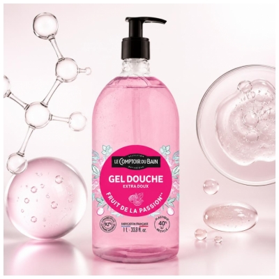 Le Comptoir du Bain Gel Douche Fruit de la Passion 1 L