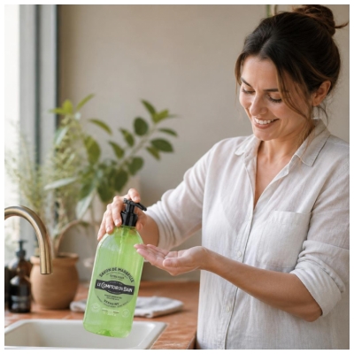 Le Comptoir du Bain Savon de Marseille Verveine Extra Doux 1 l