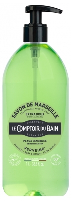 Le Comptoir du Bain Savon de Marseille Verveine Extra Doux 1 l