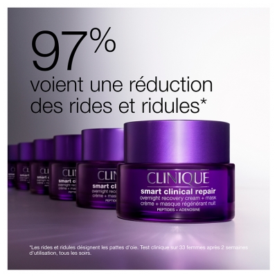 Clinique Smart Clinical Repair Crème + Masque Régénérant Nuit Toutes Peaux 50 ml