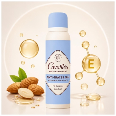 Cavaillès Anti-Traces 48H Anti-Transpirant Spray 150 ml