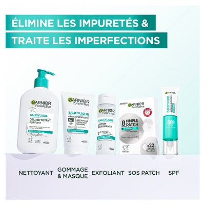 Garnier PureActive 3en1 Argile Nettoyant Anti Imperfections Visage 150 ML