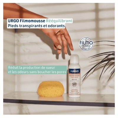 Urgo Crème en Mousse Rééquilibrante Pieds Transpirants 125 ml 