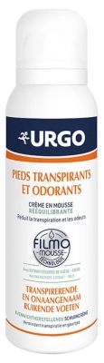 Urgo Crème en Mousse Rééquilibrante Pieds Transpirants 125 ml 