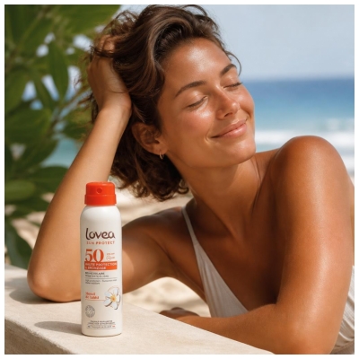 Lovea Brume Haute Protection & Bronzage Monoï de Tahiti Visage et Corps SPF50 150 ml