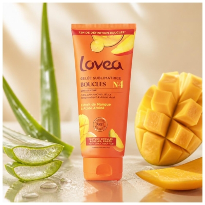 Lovea Gelée Sublimatrice Boucles Cheveux Ondulés Bouclés Frisés 200 ml