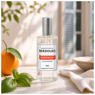 Berdoues Eau de Cologne Orange Basilic Flacon 125 ml