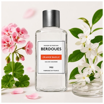 Berdoues Eau de Cologne Orange Basilic Flacon 245 ml