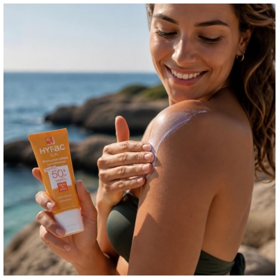 Hyfac Sun Protection Solaire Invisible Toucher Sec SPF50+ 40 ml