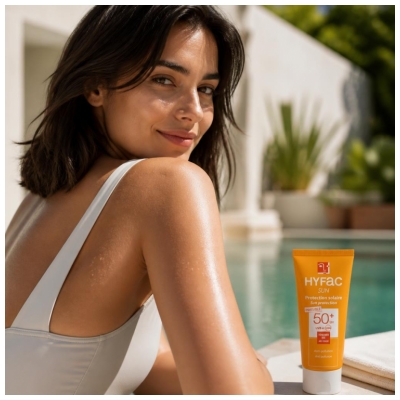 Hyfac Sun Protection Solaire Invisible Toucher Sec SPF50+ 40 ml