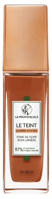 La Provençale Bio Le Fond de Teint Lumière Toutes Peaux 30 ml - Teinte : 50 Brun