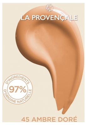 La Provençale Bio Le Fond de Teint Lumière Toutes Peaux 30 ml - Teinte : 45 Ambre Doré