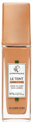 La Provençale Bio Le Fond de Teint Lumière Toutes Peaux 30 ml - Teinte : 45 Ambre Doré