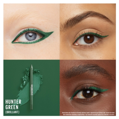 Maybelline New York Tattoo Liner Crayon Eyeliner Taillable 1,3 g - Couleur : 817 Hunter Green