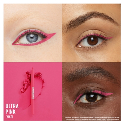 Maybelline New York Tattoo Liner Crayon Eyeliner Taillable 1,3 g - Couleur : 802 Ultra Pink